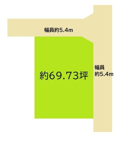 橋本市あやの台１丁目　土地の土地図
