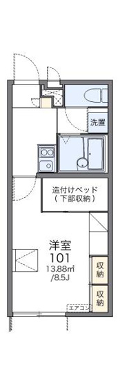 【間取り】 | レオパレスコンフォート