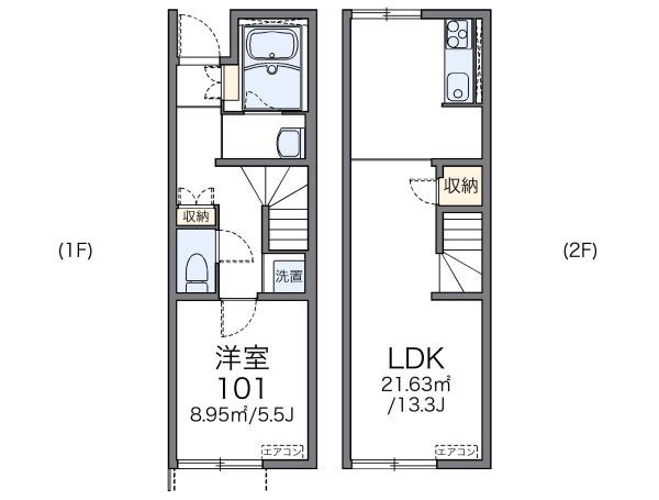 【間取り】 | レオネクストｓｅｉｒｉｎ４