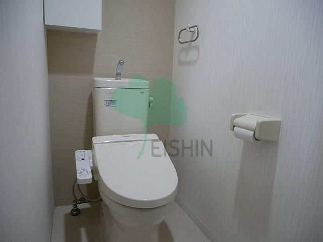 テイルガーデン博多のトイレ|清潔感のあるトイレです。