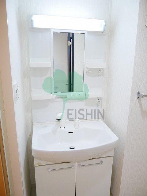 テイルガーデン博多の洗面所|シンプルで使いやすい洗面台です！