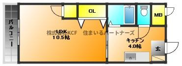 ウッドハウスⅡの間取り