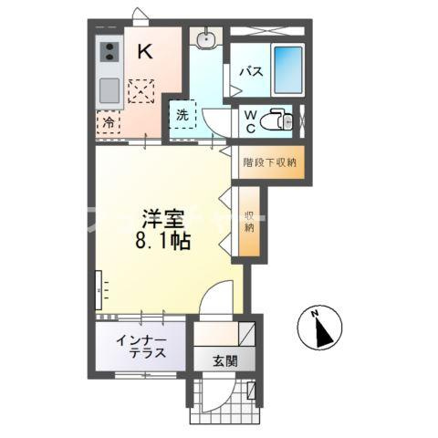 仮）水戸市大塚町字糀内 新築アパートの間取り