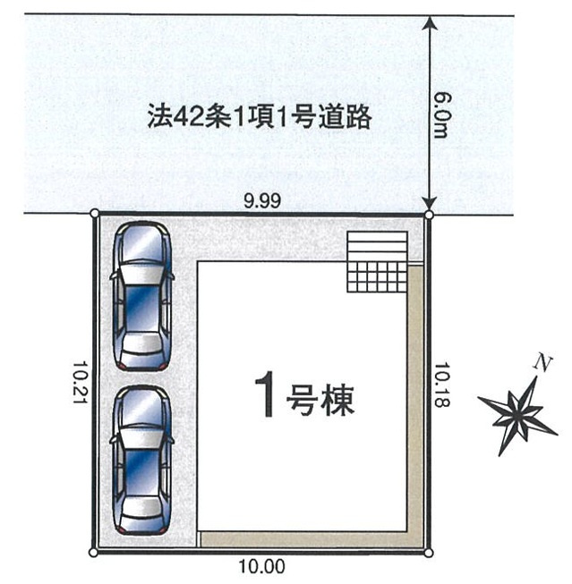 【仲介手数料無料】CRADLE GARDEN　狭山市狭山台第17　全1棟　の区画図