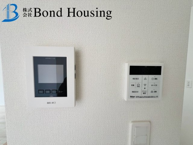 南向きにつき陽当たり良好　魚住町西岡5期　新築8棟　F号棟の防犯設備