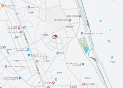【地図】 | 福岡県大牟田市松浦町