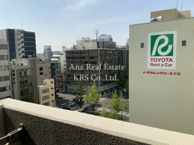 【展望】 | ノーブルスクエア新町 | バルコニーからの眺めです！お空が見えて清々しい！