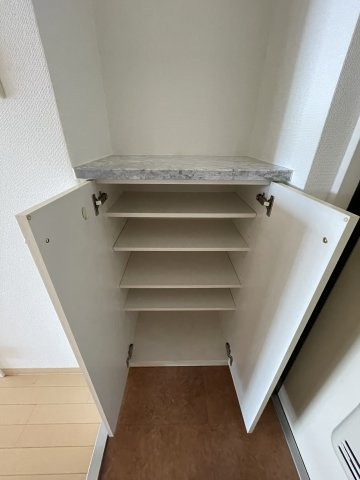 スクエアＭＫⅡの玄関|落ち着いた玄関です