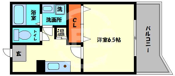 シャトー弁天参番館の間取り|シャトー弁天参番館　間取り