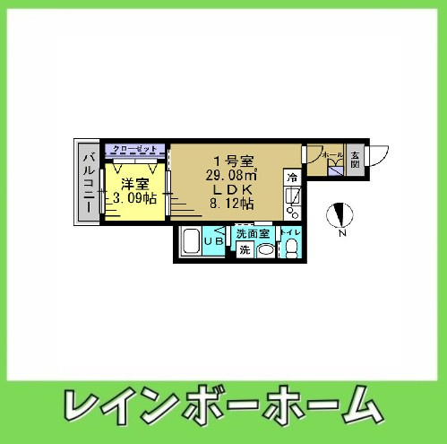 TKP新松戸Ⅰの間取り