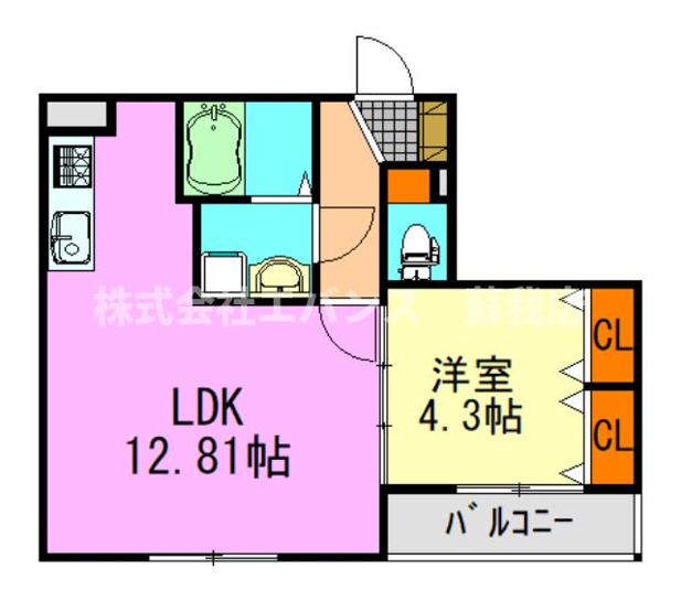 【間取り】 | ミリアビタ長洲