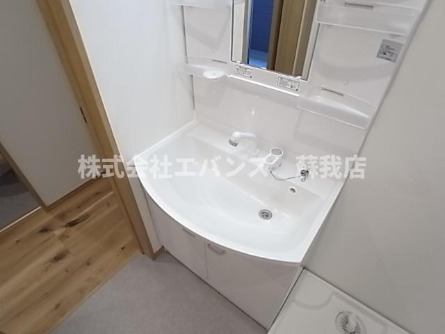 【独立洗面台】 | ミリアビタ長洲 | 独立洗面台、朝の身支度には欠かせません