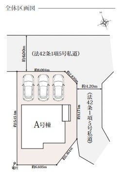 所沢市林3丁目　全1棟　新築戸建　ハートフルタウンの区画図