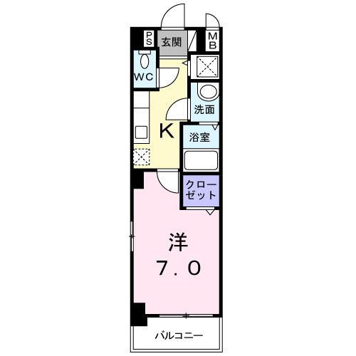 エッセンティア春日野の間取り