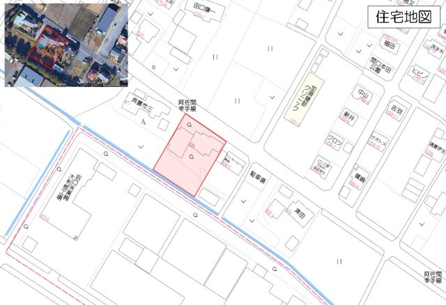 売地　加須市間口の地図