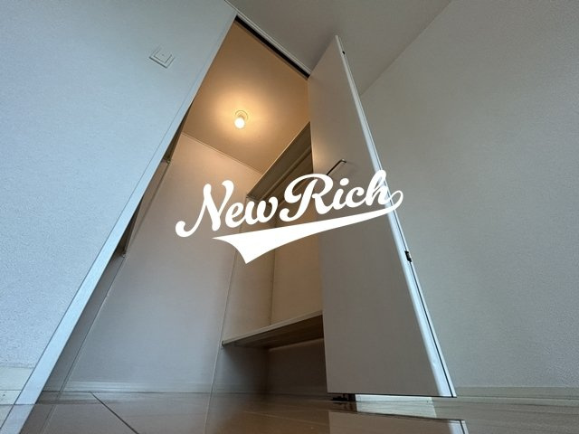 伊勢崎市今井町のアパートの収納