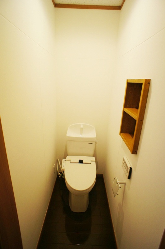 久留米市津福今町のアパートのトイレ|清潔感のあるトイレです