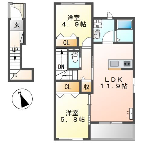 【間取り】 | エクラメゾン