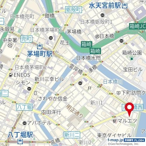 メインステージ茅場町の地図