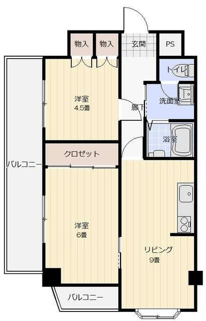 ベイシティマルゴの間取り