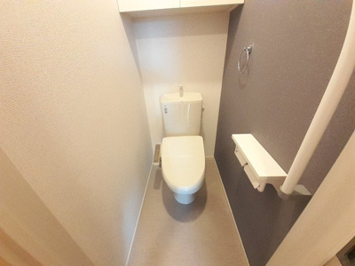 【トイレ】 | ポポラス　Ⅱ | ゆったりとした空間のトイレです