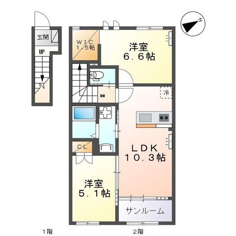 プロスパークⅡの間取り