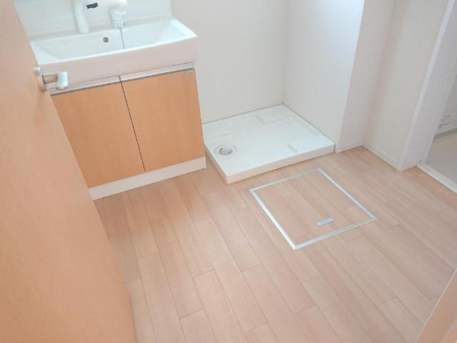 クレシアＡの洗面所|脱衣所