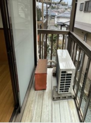 ヴェッセル三ツ沢のバルコニー