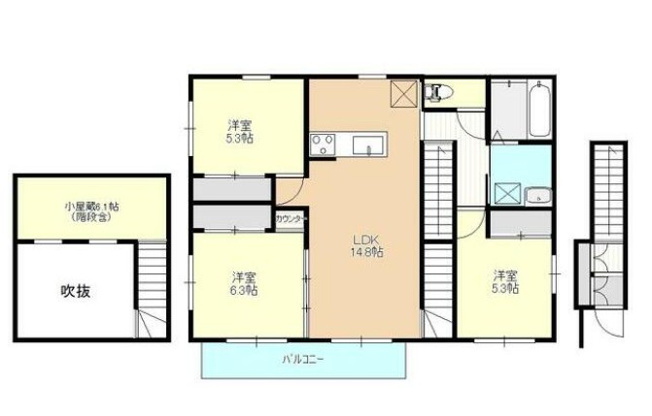 【間取り】 | 使いやすい間取りです！