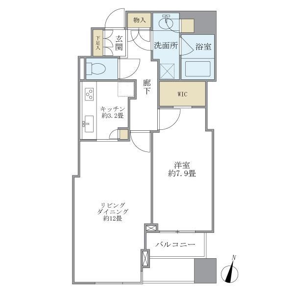 大崎ウエストシティタワーズＥＡＳＴの間取り