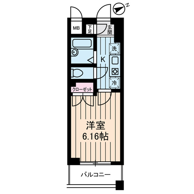 リリエンベルグ弐番館の間取り