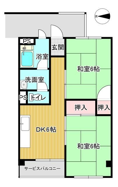 第一ハイツ武庫庄の間取り