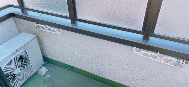 エクセル毛利のバルコニー|外からの目が気にならないバルコニーで洗濯物が干せます