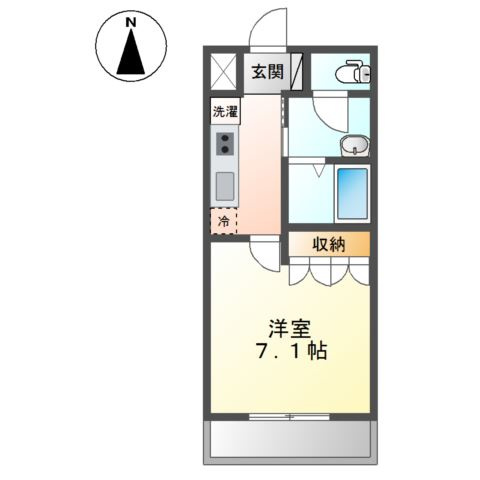 グランドロータス聖蹟の間取り