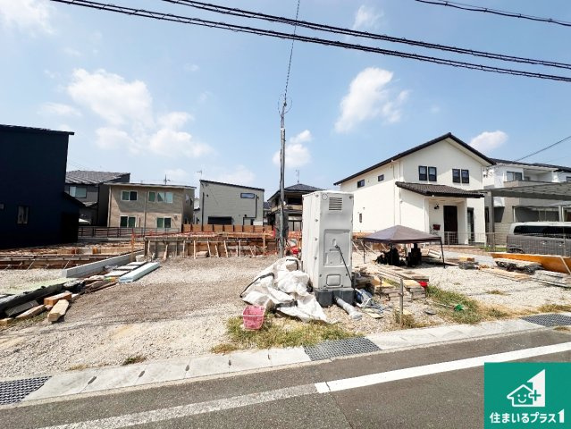 小野市神明町　第13期　新築一戸建ての外観|現在の進捗状況です！順調に作業進行中、完成が待ち遠しいです！詳細の間取り等、お気軽にお問い合わせください！