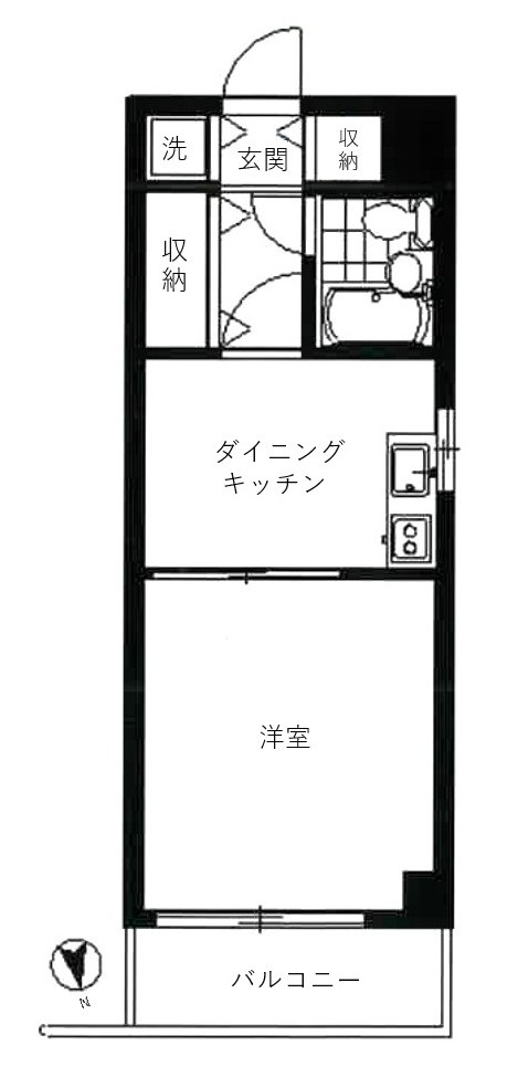 ハイシティ文京の間取り|1DK