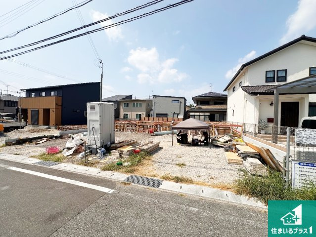 小野市神明町　第13期　新築一戸建ての外観|現在建築中！落ち着いた街並みで新生活を始めることが出来そう！周辺の物件も併せてご紹介させて頂きます！