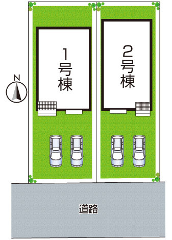 小野市神明町　第13期　新築一戸建ての区画図|全2区画