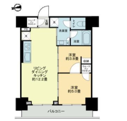 【間取り】 | ザ・ライオンズフォーシア鶴見
