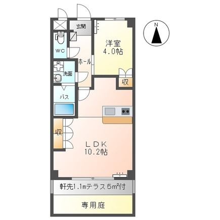 コンフィード原島の間取り|間取図