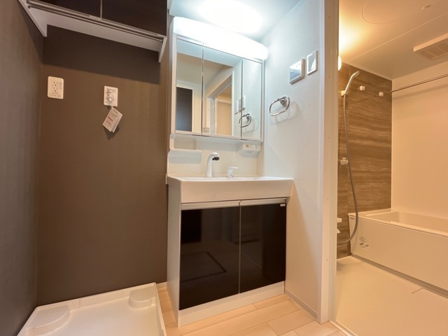 保原町新築アパート|洗髪洗面化粧台(イメージ)