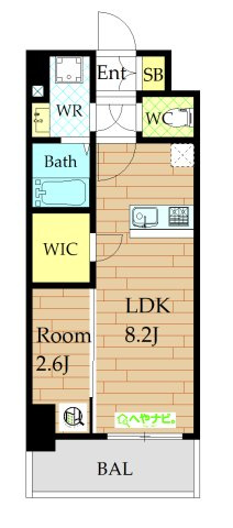 【間取り】 | LiveFlat千種WEST