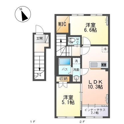 サンライズの間取り|間取図