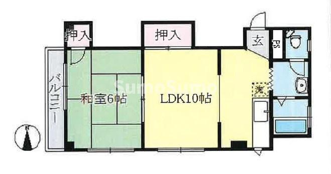 マンション輪泉の間取り