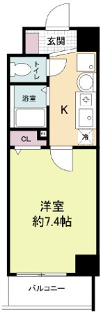 エスリードコート難波ウエストの間取り