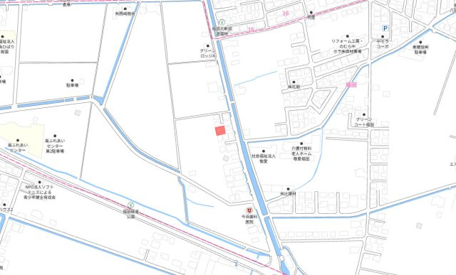 南区福田　1区画の地図