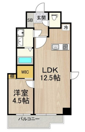 フロンティアコート堺筋本町(旧 ノーブルコート堺筋本町)の間取り