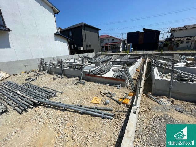 姫路市大津区長松　第4期　新築一戸建ての外観|現在の進捗状況です！順調に作業進行中、完成が待ち遠しいです！詳細の間取り等、お気軽にお問い合わせください！