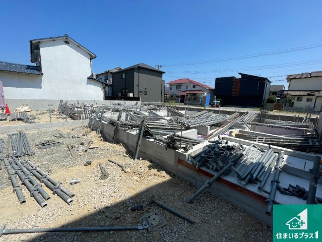 姫路市大津区長松　第4期　新築一戸建ての外観|現在の進捗状況です！順調に作業進行中、完成が待ち遠しいです！詳細の間取り等、お気軽にお問い合わせください！