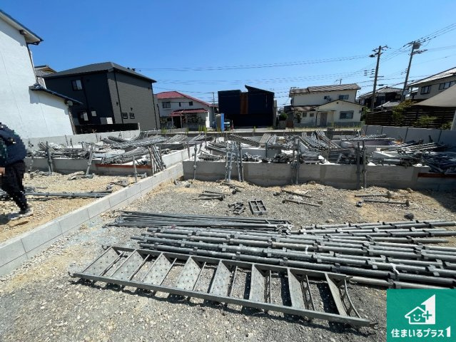 姫路市大津区長松　第4期　新築一戸建ての外観|現在の進捗状況です！順調に作業進行中、完成が待ち遠しいです！詳細の間取り等、お気軽にお問い合わせください！